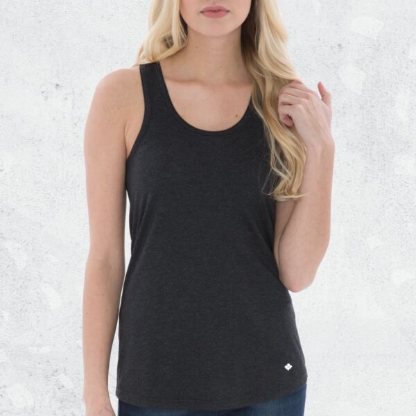 KOI® TRIBLEND RACERBACK LADIES' TANK. Thumbnail